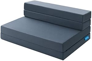 Avenco マットレス シングル ソファーマットレス 敷布団 ソファーベッド 高反発マットレス 低反発マットレス 寝具 折りたたみマットレス 2層構造 三つ折り ベッドマット 4WAY カバー洗濯可 100×200 厚み10cm 高密度30D