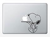 Snoopy Serving Macbook Vinyl Sticker Laptop Skin