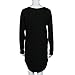 Clearance Sale! Autumn Blouse,Canserin Women Loose Hem Batwing Long T-Shirt Blouse Dress (XL, Black)