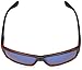 Costa Del Mar Mens Cut Rectangular Sunglasses, Coconut Fade/Grey Blue Mirrored Polarized-580G, 60 mm