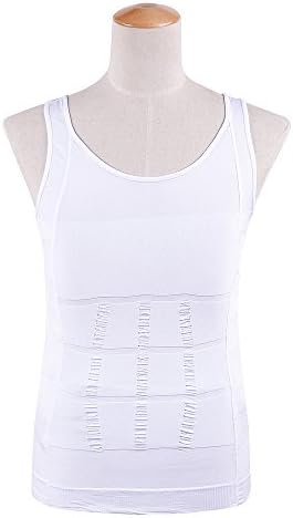 Men's Shaper Slimming Undershirts T-shirt Elastic Body Sculpting Vest