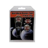 Licensed Golf Gear Harley Davidson Divot Tool, Hat Clip, and Ball Marker