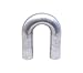 HPS AT180-075-CLR-15 6061 T6 Aluminum Elbow Pipe Tubing, 16 Gauge, 180 Degree U Bend, 3/4
