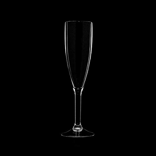 Steelite V0088 Plasma Metro Champagne Flute, 6.42oz/19cl