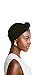 Grace Eleyae GE Knotted Turban - Satin Lined Hair Care Black Turban for Women [Day & Night] Head Cover for Curly Hair Soft & Smooth Headwear