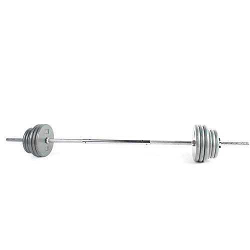 CAP Barbell Standard 1Inch Barbell Weight Set, 100Pounds Pricepulse