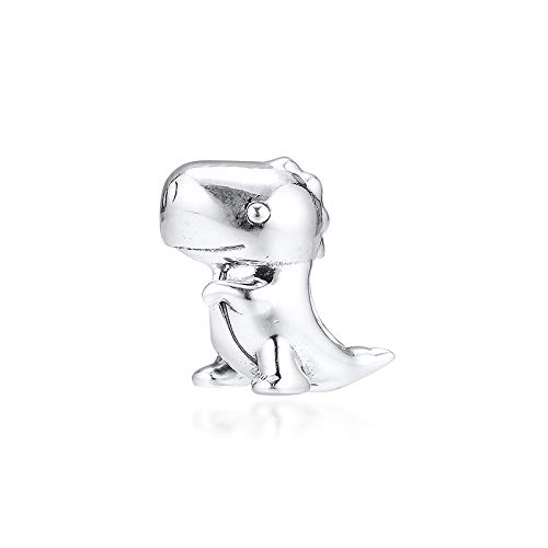 PANDOCCI 2019 Pre Autumn Dino The Dinosaur Bead 925 Silver DIY Fits for Original Pandora Bracelets Charm Fashion Jewelry