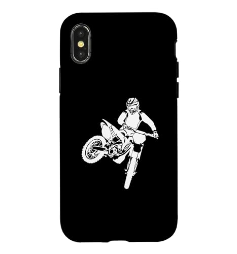 Motorbike Dirt Bike Motorcycle Lover Graphic for Men Women Case for iPhone X/XS