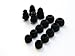 Monster Black Replacement Earbuds Eartips Set for Monster Beats Dr. Dre Tour, UrBeats 2.0, HeartBeats 2.0-Lady Gaga, DiddyBeats and Monster Turbine Pro In-Ear Stereo Earphones