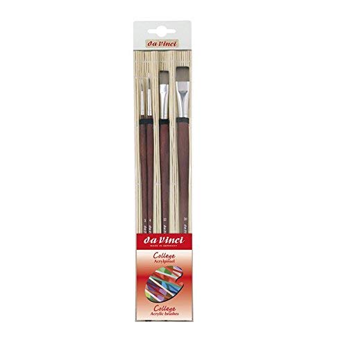 Da Vinci 5305 Series College Brush Set, Red/Transparent, 30 x 30 x 30 cm