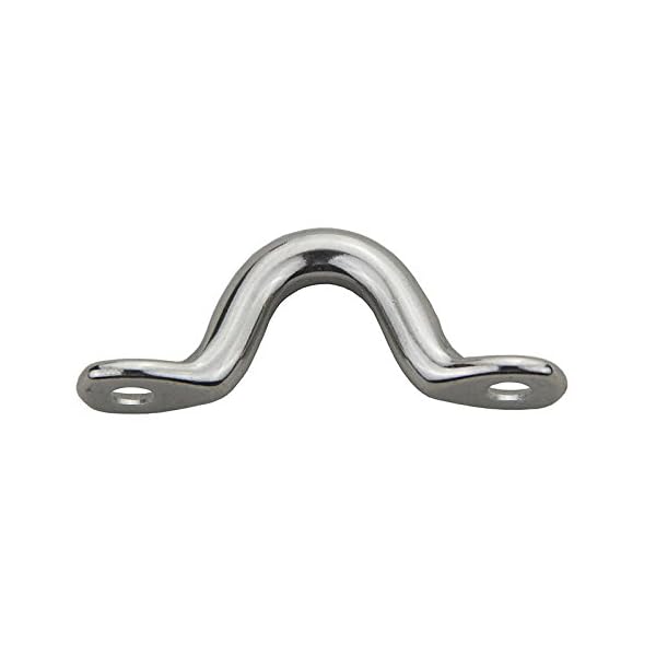 10Pcs-Bimini-Top-Pad-Eye-Straps-footmans-loop-4mm5mm6mm8mm-Stainless-Steel-For-Marine-Boat