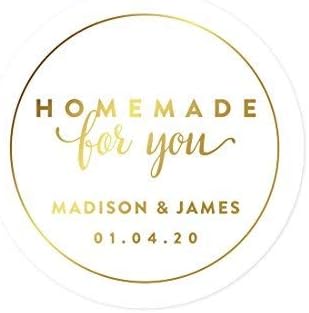 personalized round stickers