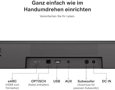 5.1 Soundbar mit Dolby Atmos, Surround Sound System, Aura A50 Pro