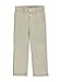 Nautica Big Boys' Uniform Flat Front Pant, Khaki, Medium/12