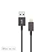 Moshi USB-A to Lightning Cable 10ft/3m [MFi-Certified], iPhone Charger for Car, for iPhone 12 Pro/12 Pro Max/12 mini/11/11 Pro Max/11 Pro/XR/XS Max, iPad/AirPods, Cable Manager Included, Black