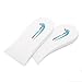 footinsole Air up Height Increase Elevator Shoe Insoles Heels Inserts for Men and Women (White)