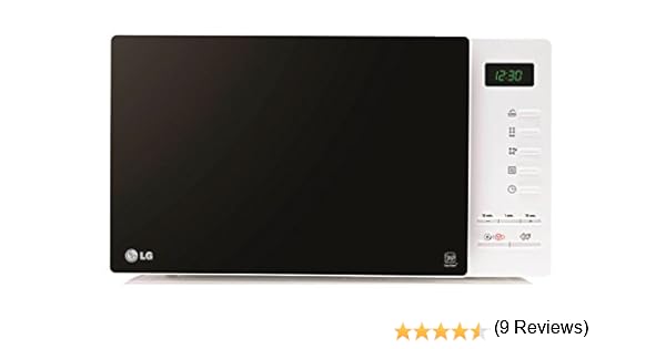 LG MH6354JAS - Horno microondas con grill, color: negro y blanco ...