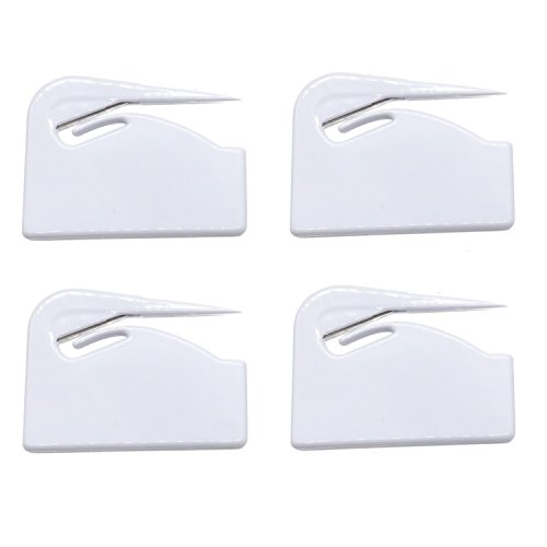 Buy 4 Pack Plastic Envelope Slitter Letter Opener With Concealed Steel