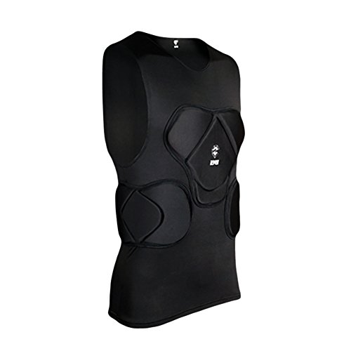 Jellybro Men's Padded Football Protective Gear Set Training Suit for Soccer Basketball Paintball Rib Protector