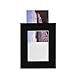 Golden State Art, Pack of 10 Black 8x10 Slip-in Pre-Adhesive Photo Mat for 5x7 Picture with Backing Board pre-Assembled, Includes Clear Bags