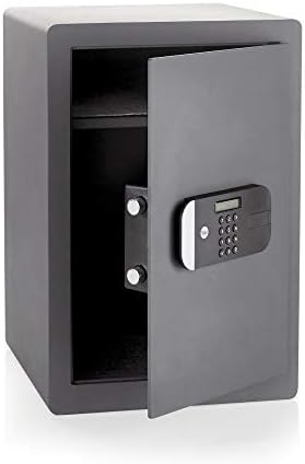 Yale Extra Large Maximum Security Safe, Sold Secure Silver, Digital Keypad, LED Light Indicators, Steel Locking Bolts - Image 3