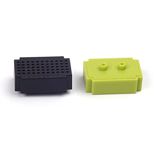 Cylewet 55 Tie Points Mini Solderless Bread Board PCB Circuit Board for Arduino 3 x 2cm (Pack of 7) CYT1030