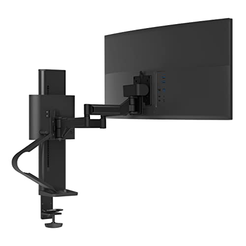 Ergotron Trace 45-630-224 Supporti A Parete Per Tv 96,5 Cm [38] Scrivania Nero (trace Single Monitor Panel - Clamp Matte Black)
