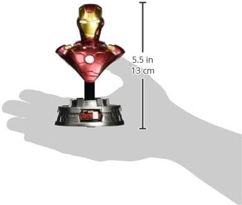 Marvel Avengers 2 Iron Man Light Up Bust Paperweight Action Figure, Rot/Ausflug, Einfarbig (Getaway Solids) - Image 3