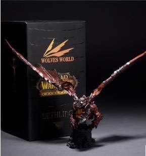 KattyPT Action & Toy Figures - Wow Arthas Menethil The Lich King illidan Stormrage Deathwing Sylvanas vashj Priestess Action Figure Collection Model 1 PCs