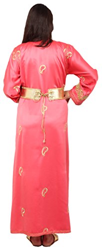 Moroccan Caftan Women Handmade Embroidery Small To Large Complimentary Belt - Image 22