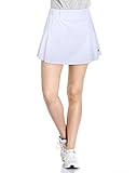 Miqieer Women's Golf Skort,Tennis Skirt with Shorts Inner Sports Running Tennis Golf Workout Casual Gym