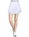 Miqieer Women's Golf Skort,Tennis Running Skirt with Shorts Inner Sports Running Tennis Golf Workout Casual Gym