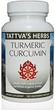 Turmeric Curcumin Extract by Tattva's Herbs 25% OFF (100% Certified Organic, Supercritical (Co2) Extract, 525 mg.) 60 Vegetarian Capsules (Pack of 2)