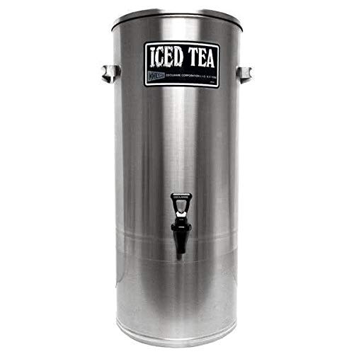 Cecilware S Series S10C 10 Gallon Stainless Steel Iced Tea Dispenser with Handles