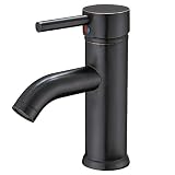 Greenspring Commercial ORB Single Handle Bathroom Sink Faucet One Hole Deck Mount Lavatory Oil Rubbed Bronze
