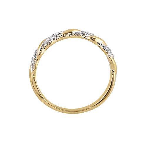 Brilliant Expressions 10K Yellow Gold 1/5 Cttw Conflict Free Diamond M Brilliant Expressionswomens 10k Or 14k Rose White Or Yellow Gold