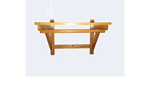 Toallero Colgante de Baño de Madera Maciza de Madera del ...