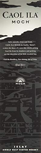 Caol Ila Moch Single Malt Whisky – 43 % vol – 70 cl – Weich – Cleaner und frischer Islay Single Malt Scotch Whisky – Torfiger Whisky – Würzig – Ausdrucksstark und hell – Bild 5