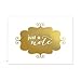 Gold Foil All Occasion Note Card Assortment Pack - Set of 24 cards - 6 designs, blank inside - with white envelopes