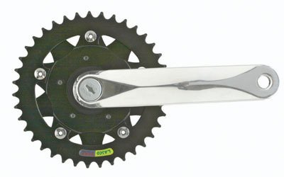 IPS Tandem Road Front or Rear Crankarm Set, Black, 170mm