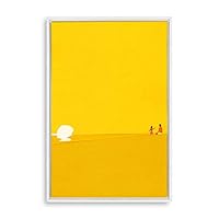 Framed Canvas Wall Art Abstract Colorful Canvas Prints Home Artwork Decoration for Living Room,Bedroom - 16x24 inches