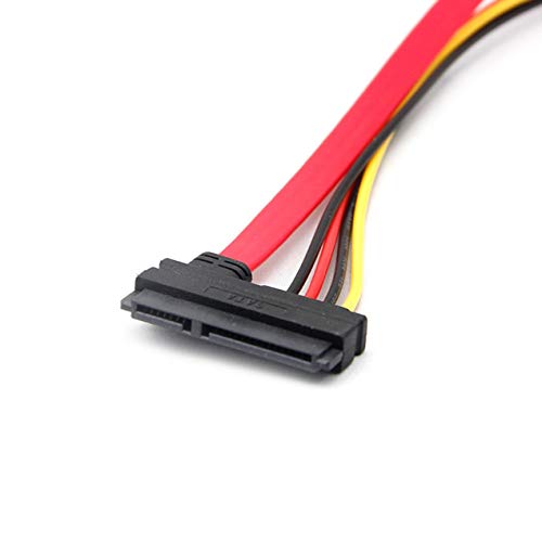 Power line network adapter,Sata 7+15P 22Pin to 7+4Pin SATA Data Power Cable Male To Female Hard Drive Extender Adapter Serial ATA Extension Cable Cord - Thumbnail 3
