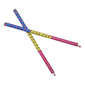 Ezee Fancy Dandiya Sticks for Navratri Garba (Pair of 2 Sticks)