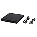 ZSTBT USB 2.0 External Portable CD-RW DVD ROM Combo Burner Drive for Laptop Notebook PC Desktop Computer(Black)