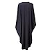 Kafiloe Womens Sexy Batwing Sleeve Cape Deep V Neck Party Bodycon Short Mini Dress Clubwear Plus Size