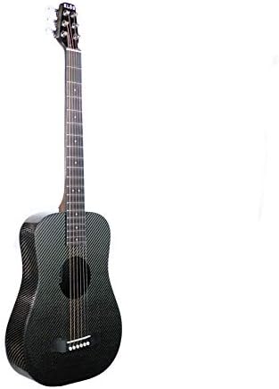 KLOS Carbon Fiber Acoustic Guitar Bundle with Gig Bag and Accessories