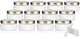 White Refillable Low Profile PET Plastic Jar