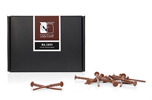 Noctua NA-SAV4 Anti-Vibration-Silicon Mount Accessory Set for Pc Case Fan - Brown (Pack of 16)