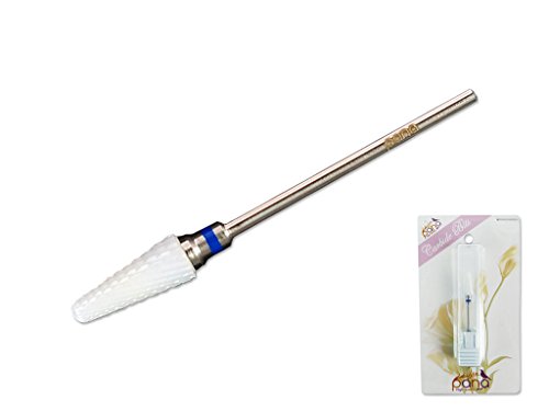 Pana Professional - White Cone Ceramic Bit 3/32" Shank Size - Nail Drill Bit for Dremel Machine