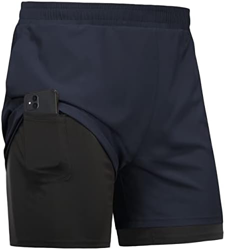 Athletic Shorts Running Underwear With Phone Pocket Running Shorts